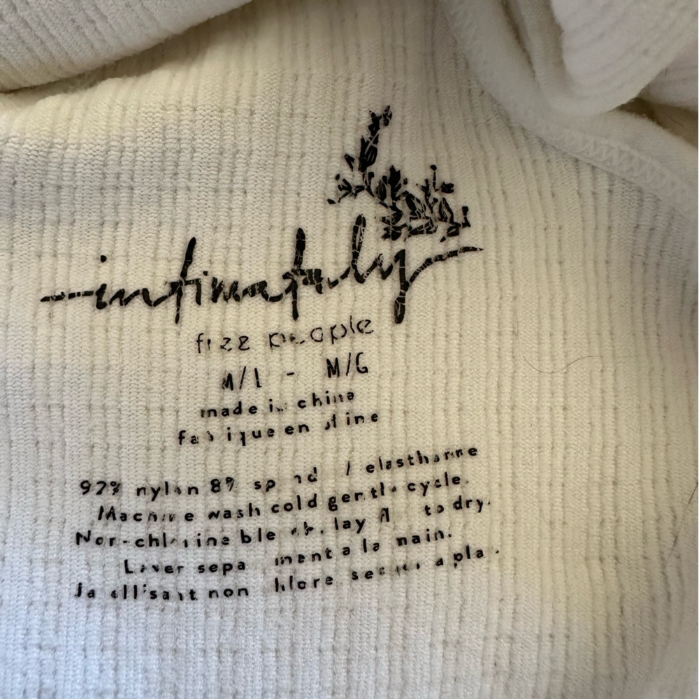 Intimately Free People ribbed Halter/Bra Top, M/L - Picture 6 of 7